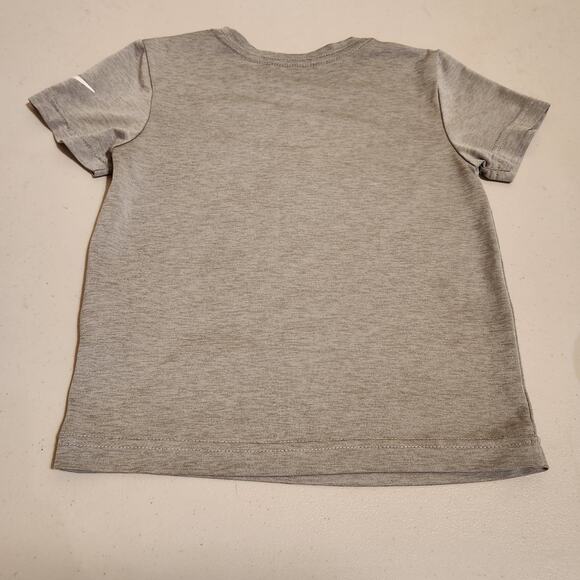 Nike Boys Sz S/5 Dri-Fit Short Sleeved T-shirt Just Do It Grey And Red Lot Of 2 - Picture 3 of 10